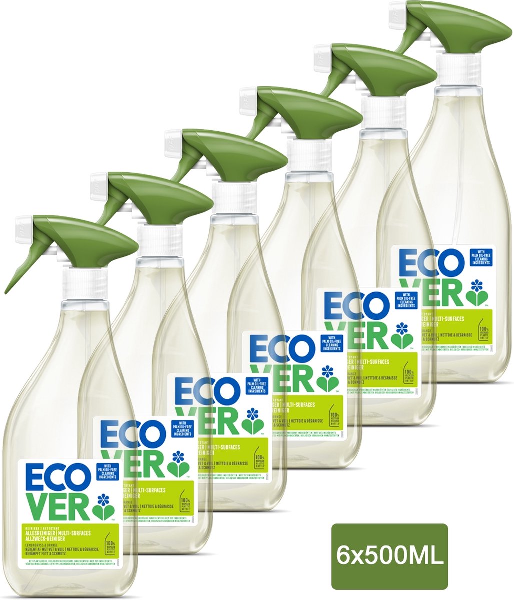 Ecover - Allesreiniger Spray - Voordeelverpakking 6 X 500 Ml
