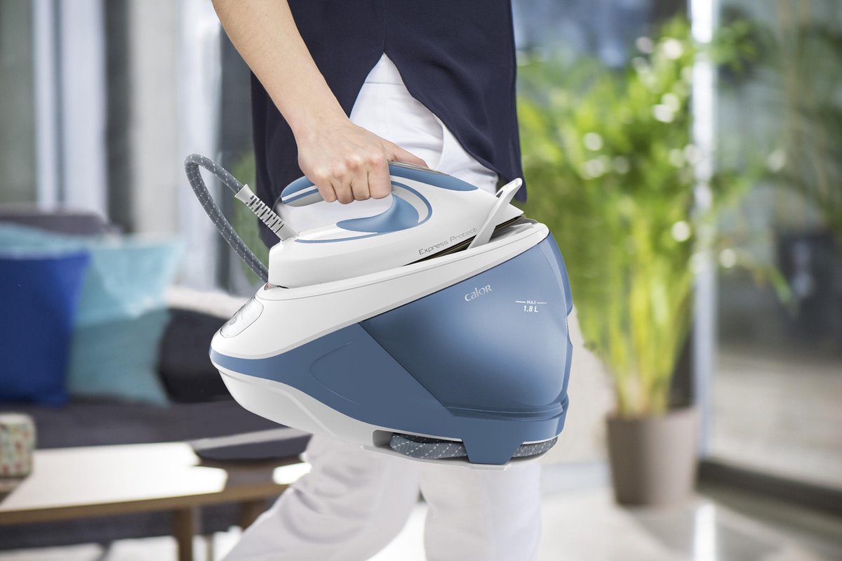 Calor Sv9202c0 Express Protect 7,5 Bar Stoomunit - Franse Productie - Blauw