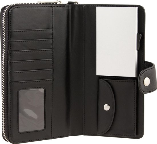 Card Guard Wallet Women - Black - Zwart