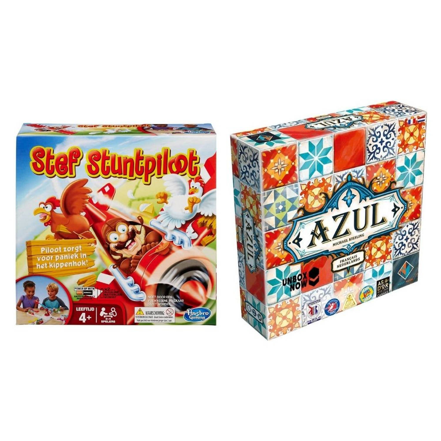 Spellenbundel - 2 Stuks - Stef Stuntpiloot & Azul