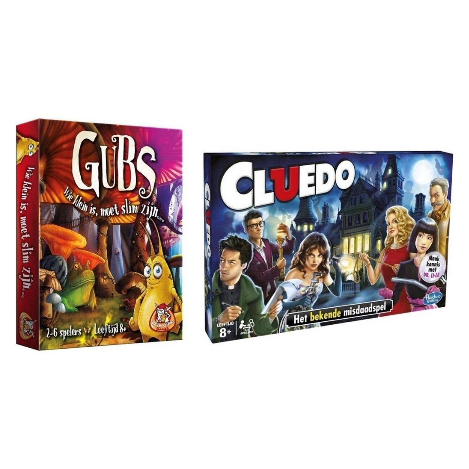 Spellenset - 2 Stuks - Kaartspel - Gubs & Cluedo