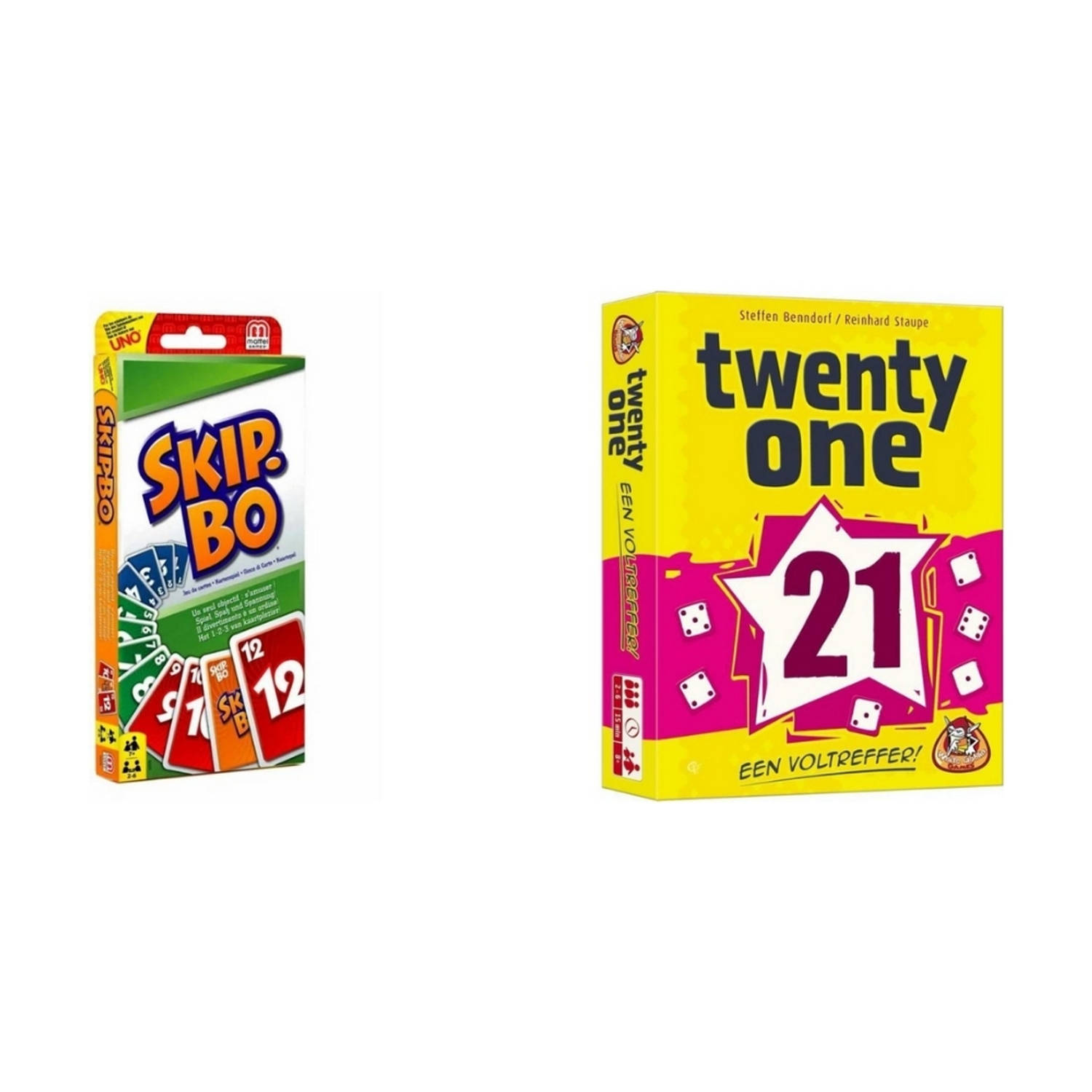 Spellenbundel - 2 Stuks - Skip-bo & Twenty One