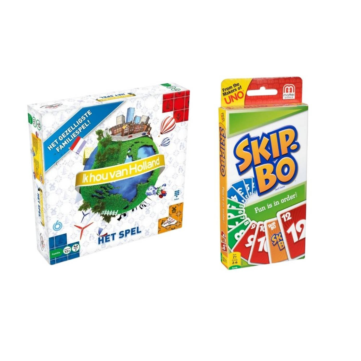 Hasbro Spellenbundel - 2 Stuks - Ik Hou Van Holland & Skip-bo