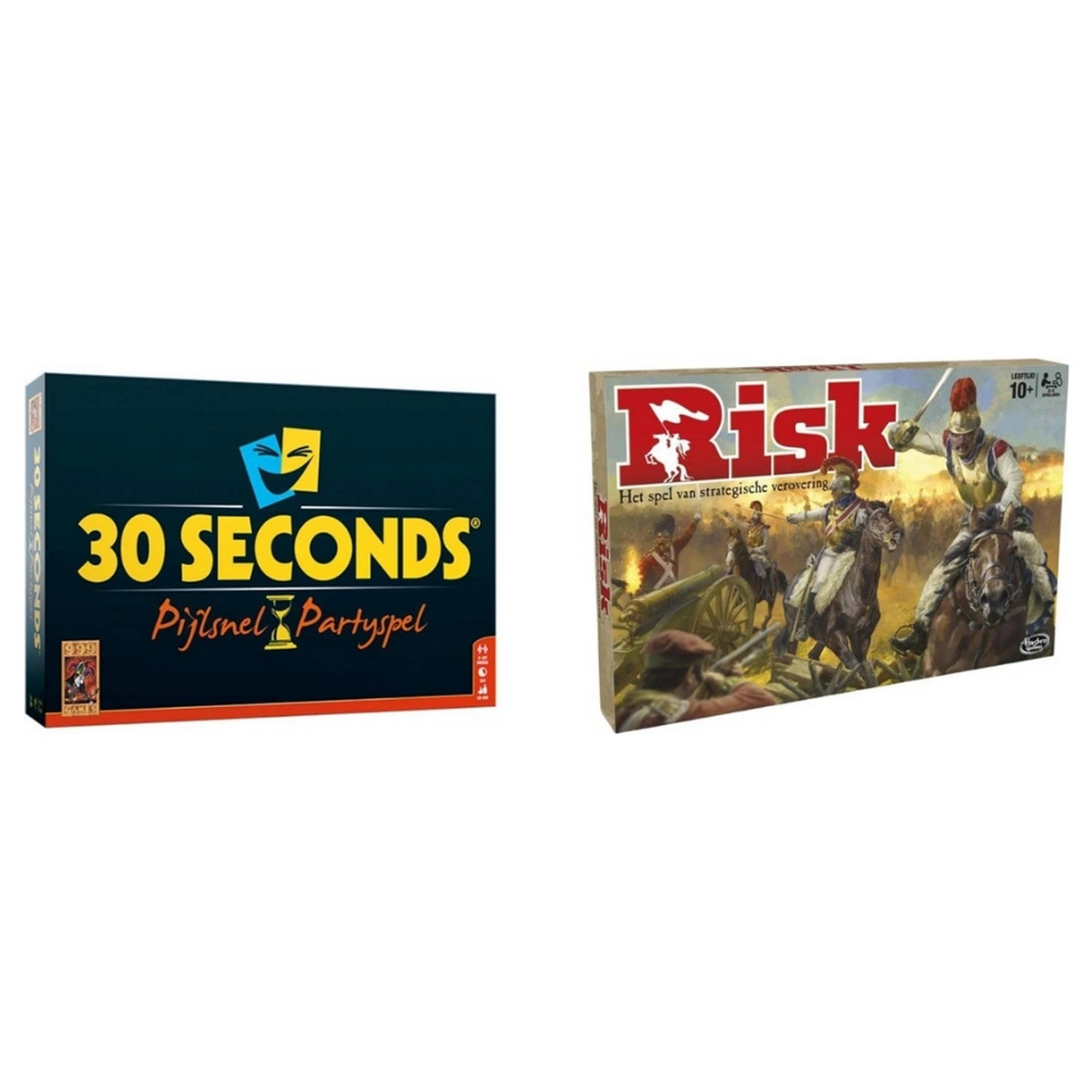 Hasbro Spellenbundel - 2 Stuks - 30 Seconds & Risk