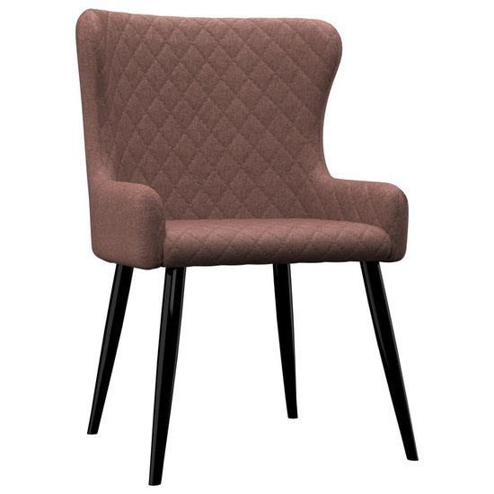 Vidaxl Eetkamerstoelen 6 St Stof - Bruin