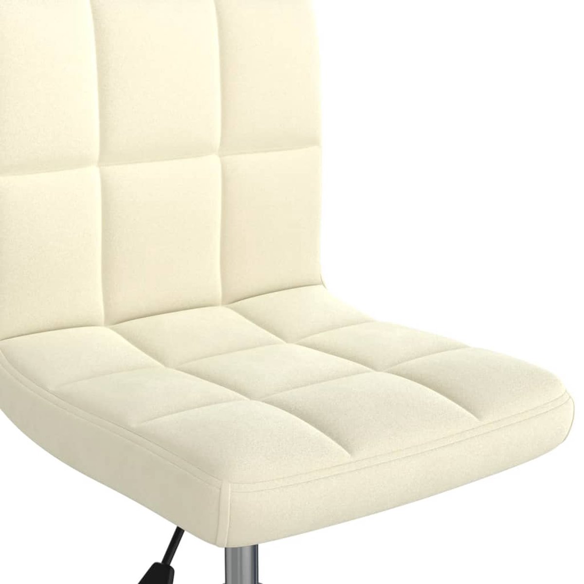 Vidaxl Eetkamerstoelen Draaibaar 6 St Fluweel Crèmekleurig