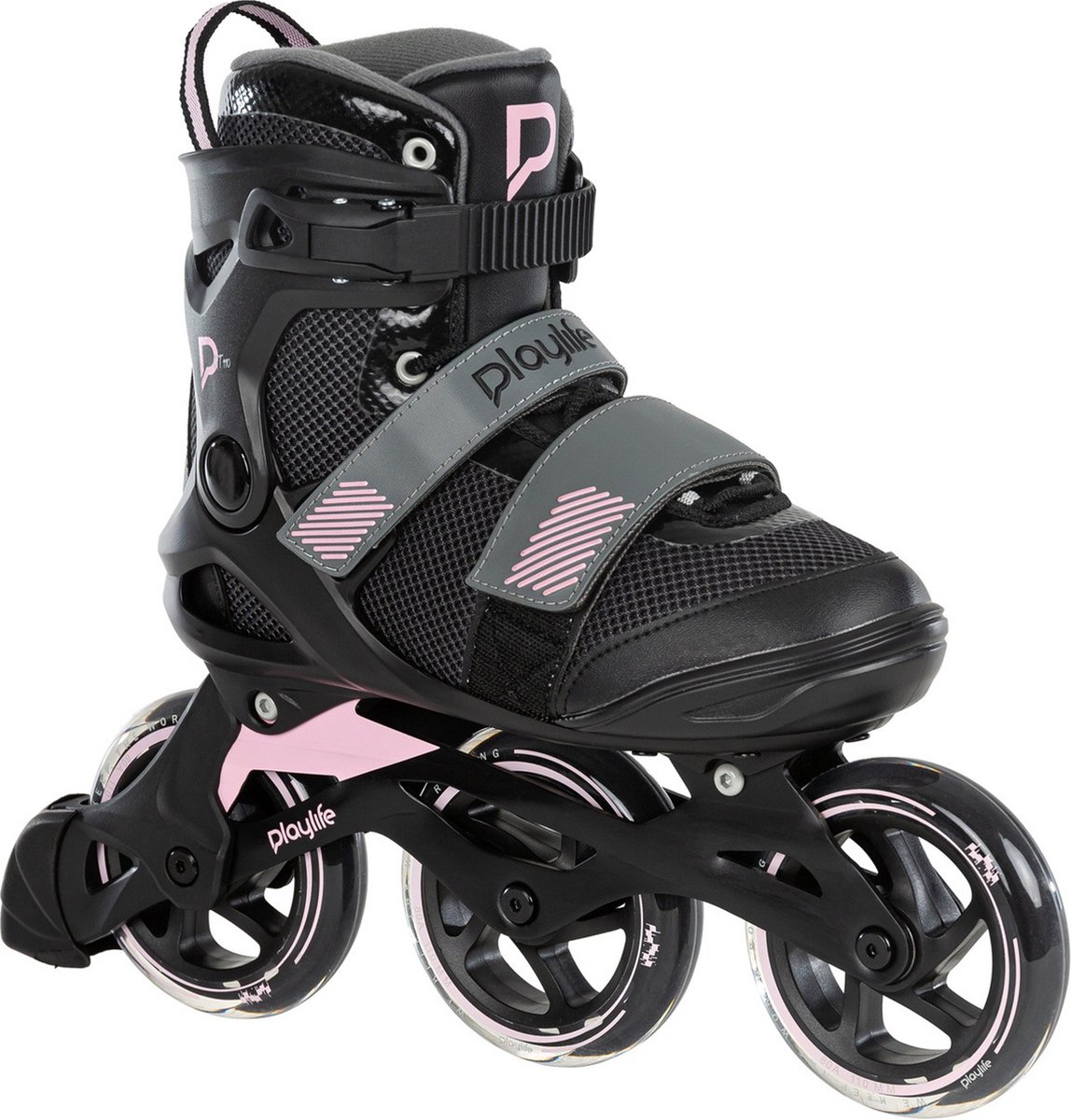 Playlife Inline Skates Fitness Gt 110 80a/ Maat 42 - Zwart