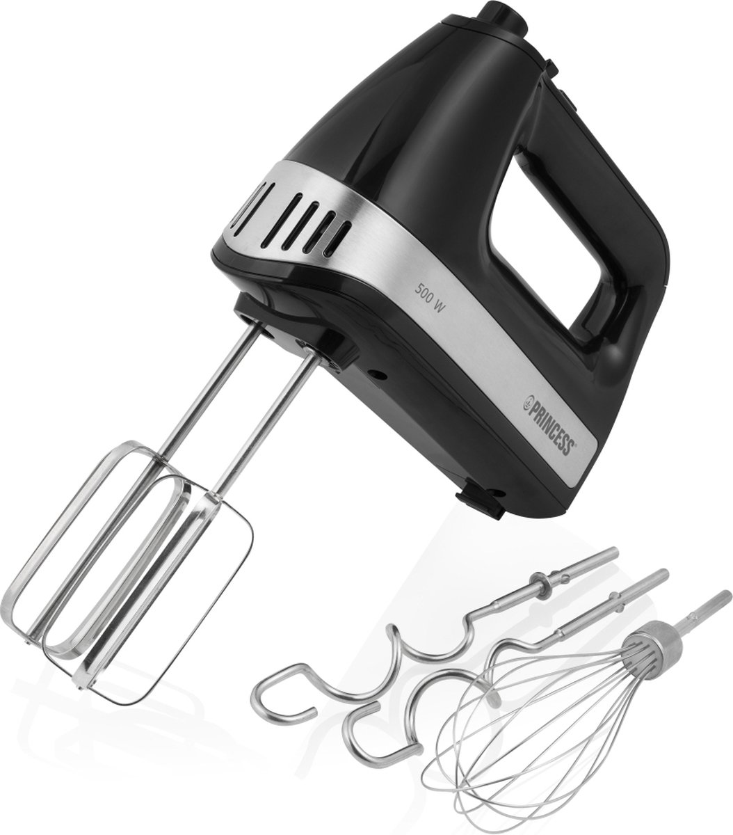 Princess 222206 Handmixer Power 500 Krachtige Motor - Negro