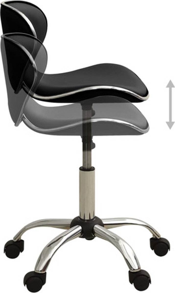 Vidaxl Kantoorstoel Kunstleer - Zwart