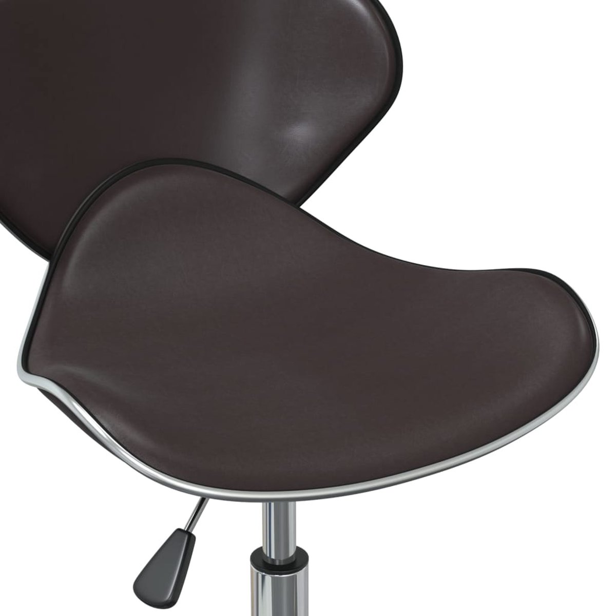 Vidaxl Eetkamerstoelen 2 St Draaibaar Kunstleer - Bruin