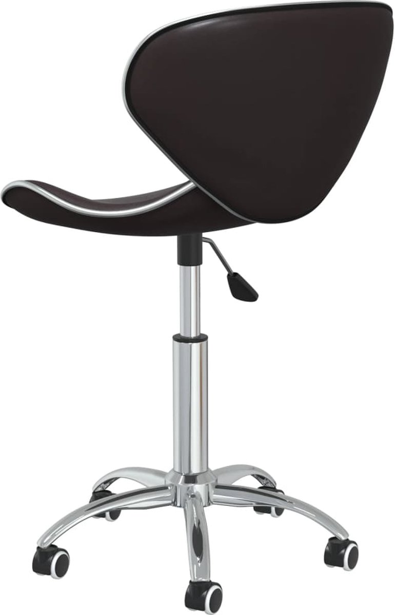 Vidaxl Eetkamerstoelen 2 St Draaibaar Kunstleer - Bruin