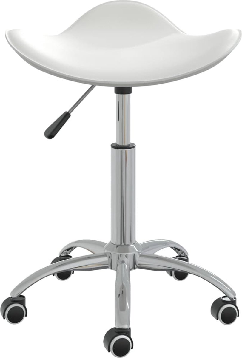 Vidaxl Eetkamerstoelen Draaibaar 4 St Kunstleer Wit