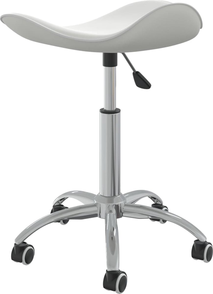 Vidaxl Eetkamerstoelen Draaibaar 4 St Kunstleer Wit