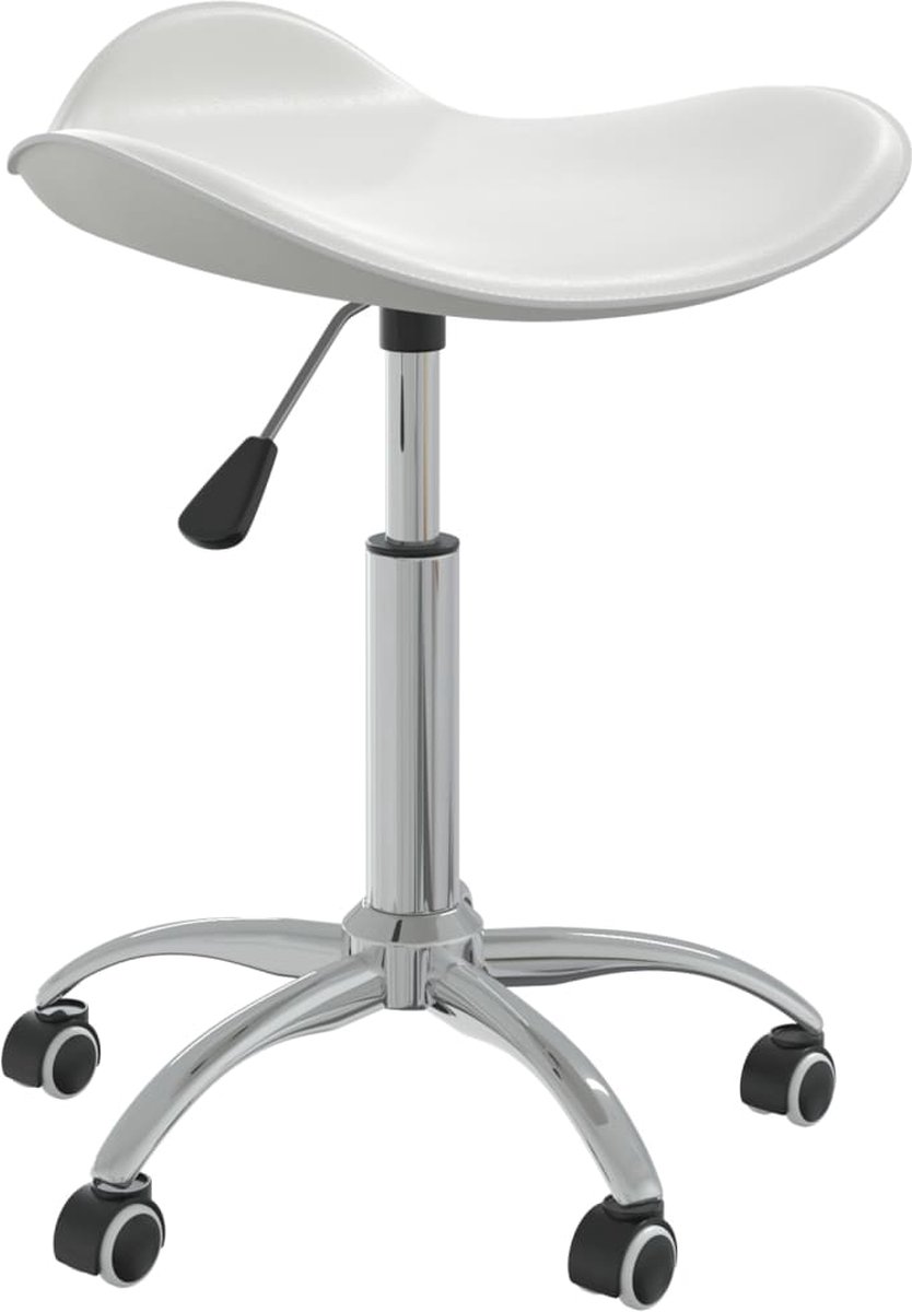 Vidaxl Eetkamerstoelen Draaibaar 4 St Kunstleer Wit