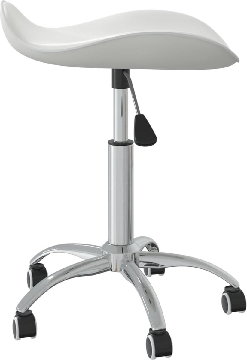 Vidaxl Eetkamerstoelen Draaibaar 4 St Kunstleer Wit