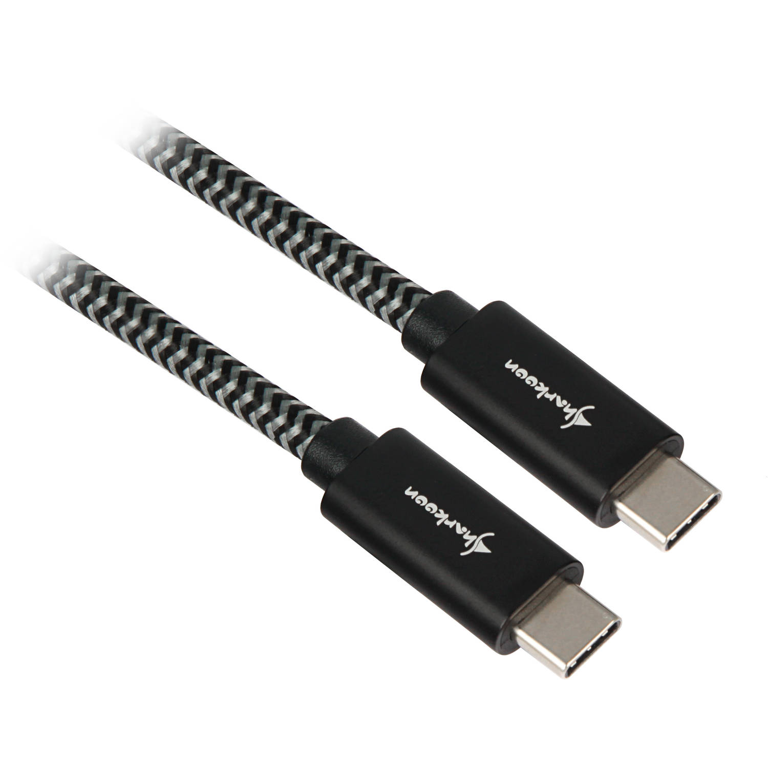 Sharkoon Usb 3.2 Kabel, Usb-c > Usb-c - Negro