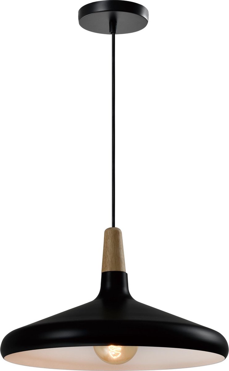 Quvio Hanglamp Rond - Quv5132l-black - Zwart