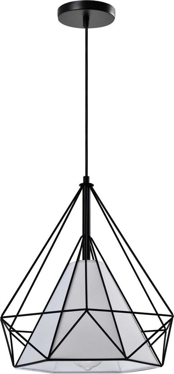 Quvio Hanglamp Met Metalen Frame - Quv5152l-black - Zwart