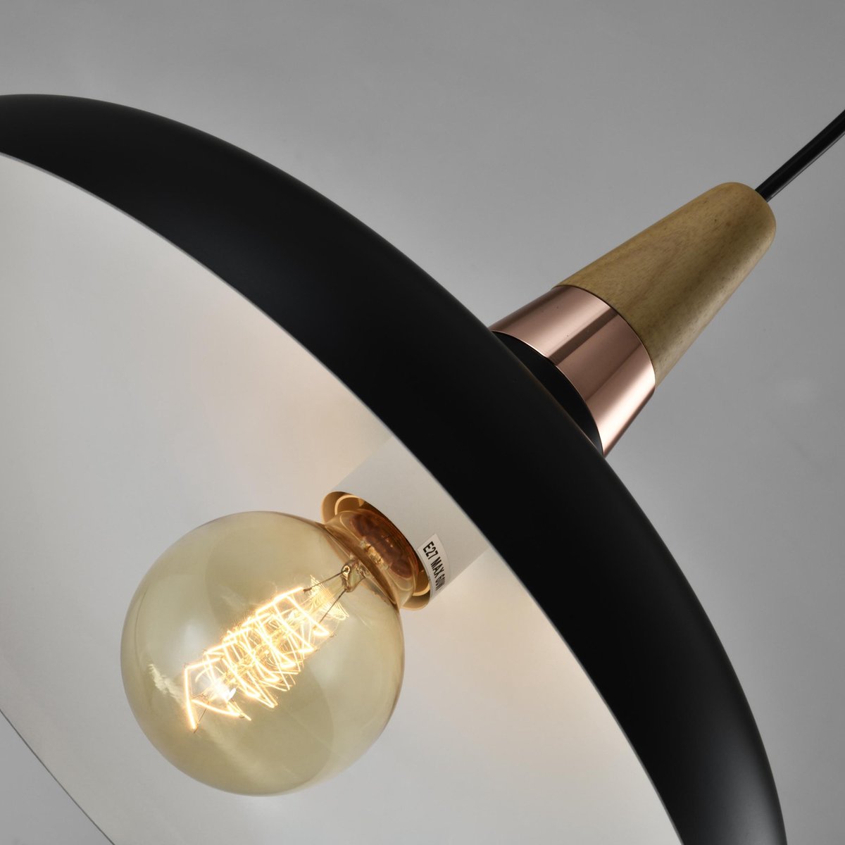 Quvio Hanglamp Rond - Quv5137l-black - Zwart