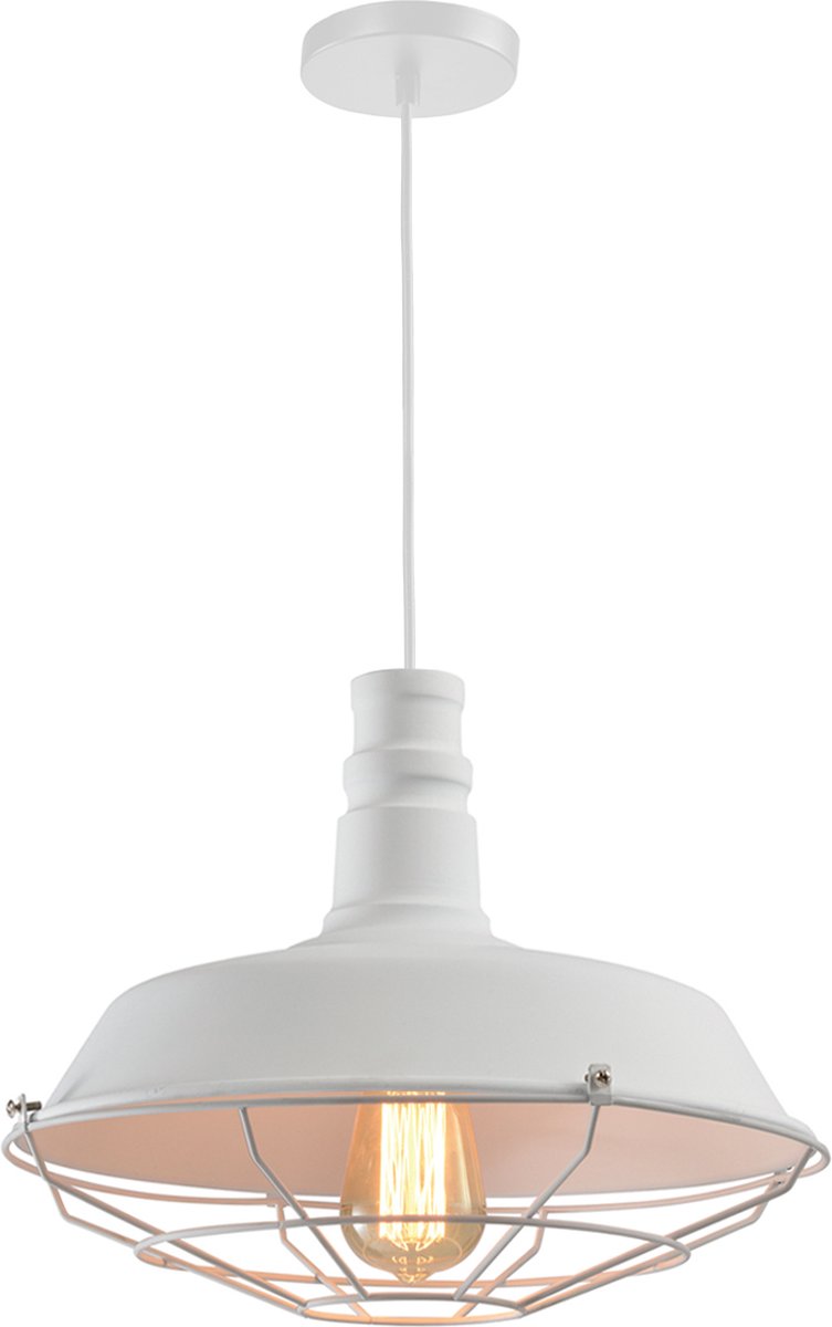 Quvio Hanglamp Staal Met Rooster Wit - Quv5049l-white