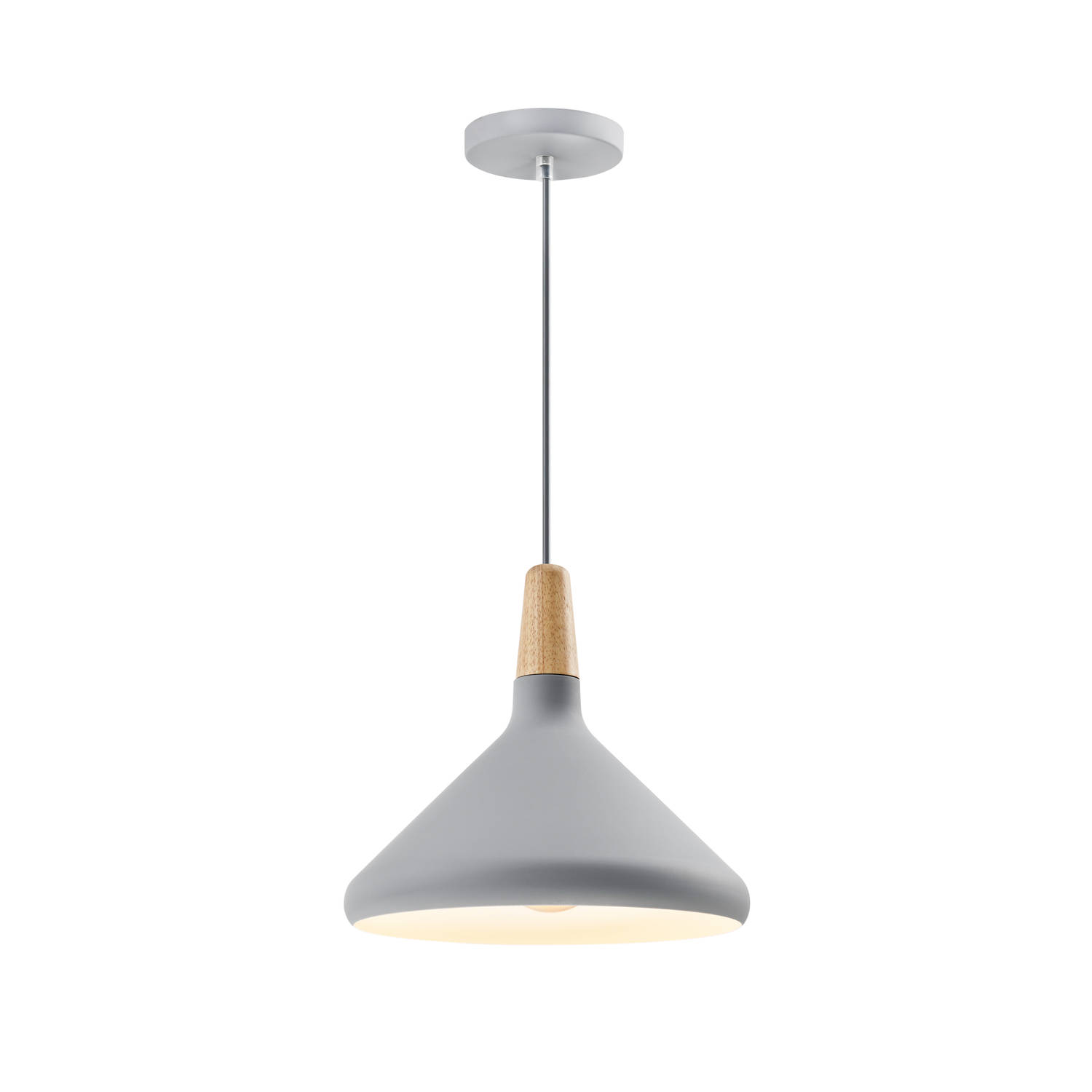 Quvio Hanglamp Rond - Quv5133l-grey - Grijs