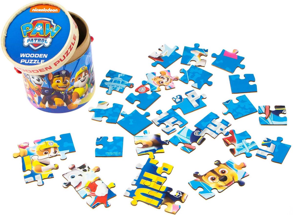 Massamarkt Toi Toys Paw Patrol Houten Puzzel 30pcs