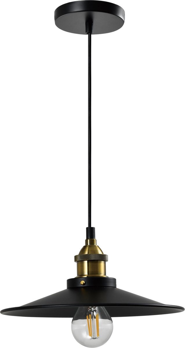 Quvio Hanglamp Rond - Quv5157l-black - Zwart