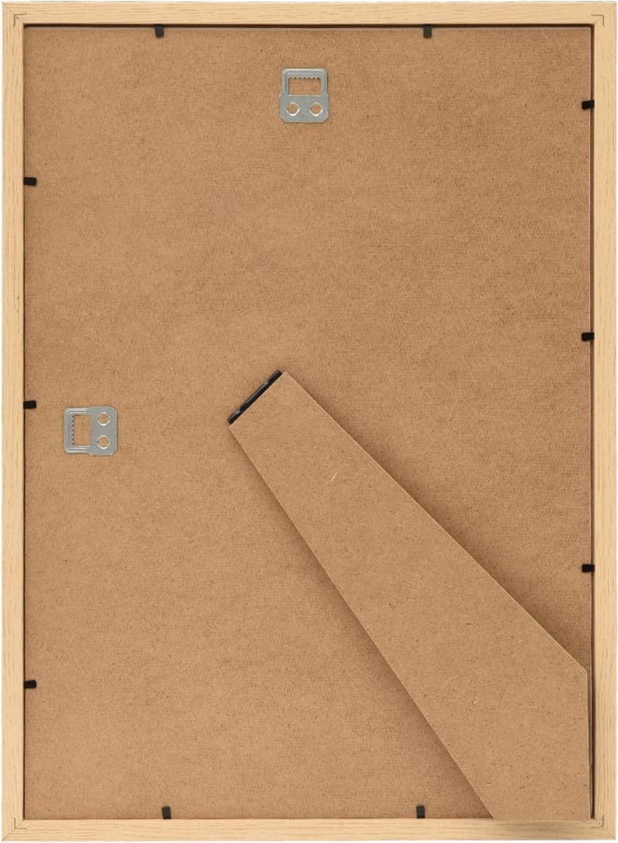 Vidaxl Fotolijsten 3 St Voor Wand Of Tafel 59,4x84 Cm Lichteikenkleur - Bruin