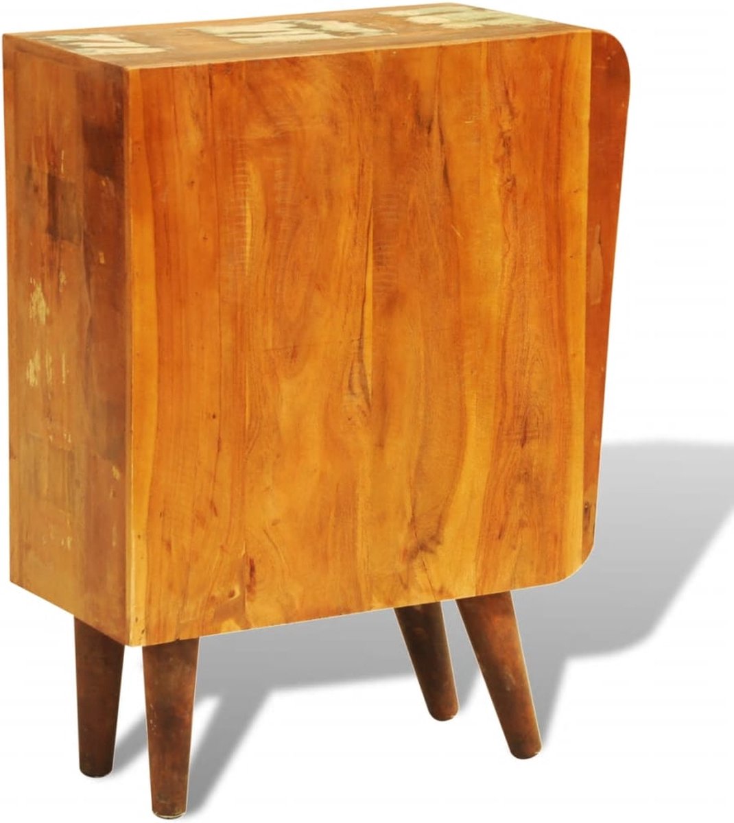 Vidaxl Kast Met 1 Deur Vintage-stijl Massief Gerecycled Hout - Bruin