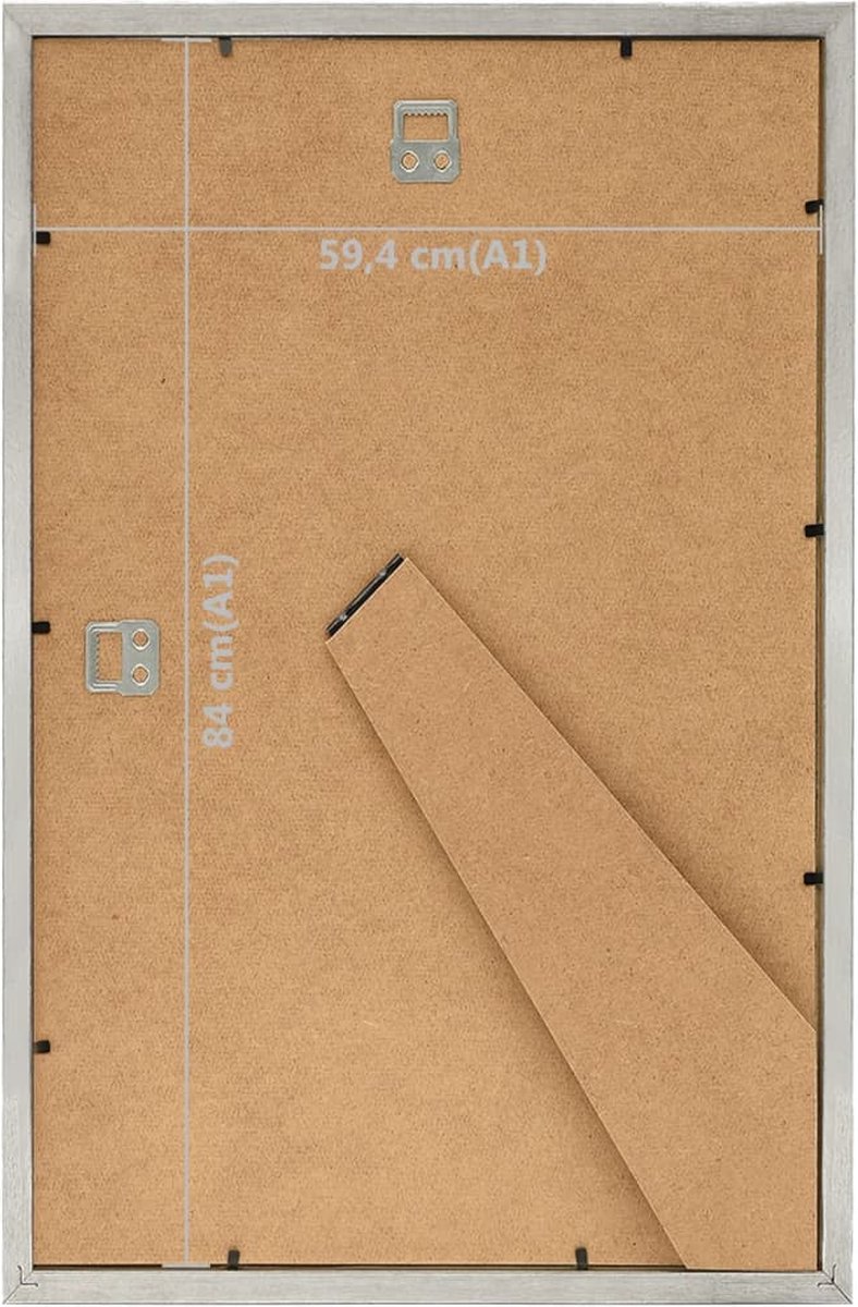 Vidaxl Fotolijsten 3 St Voor Wand Of Tafel 59,4x84 Cm Zilverkleurig - Silver