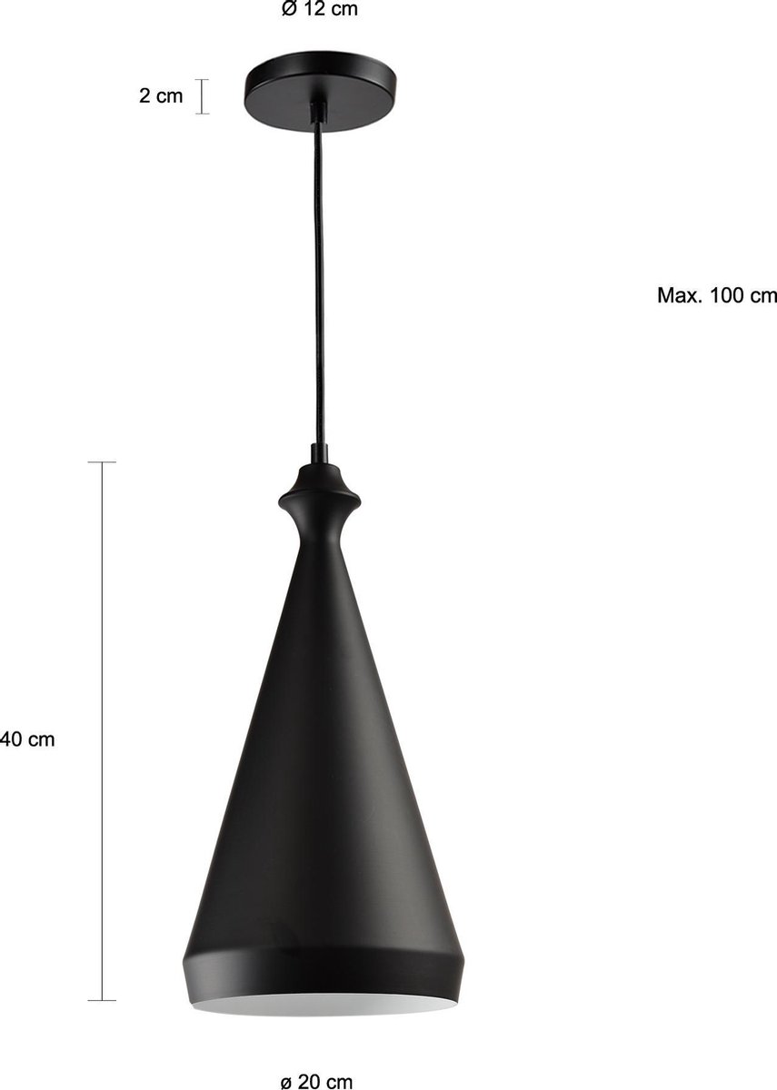 Quvio Hanglamp Langwerpig - Quv5106l-black - Zwart