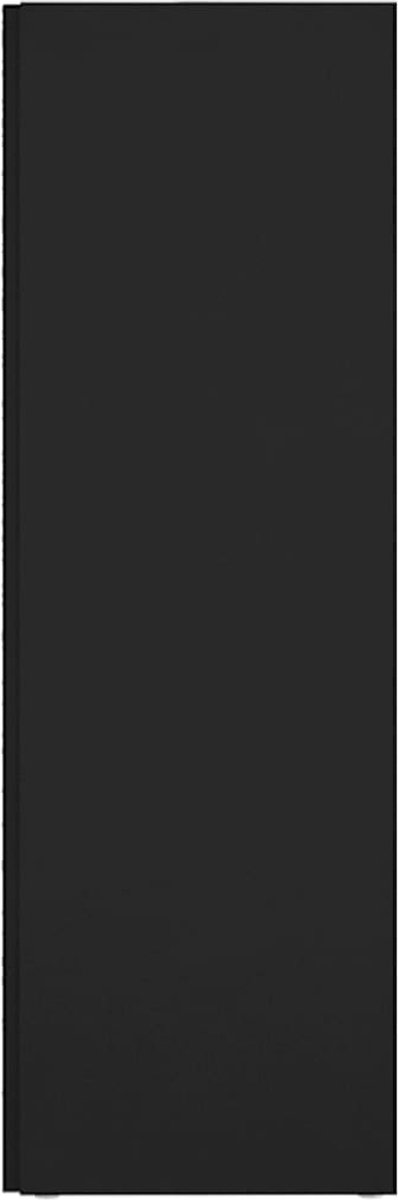 Vidaxl Hoekkast 33x33x100 Cm Spaanplaat - Zwart