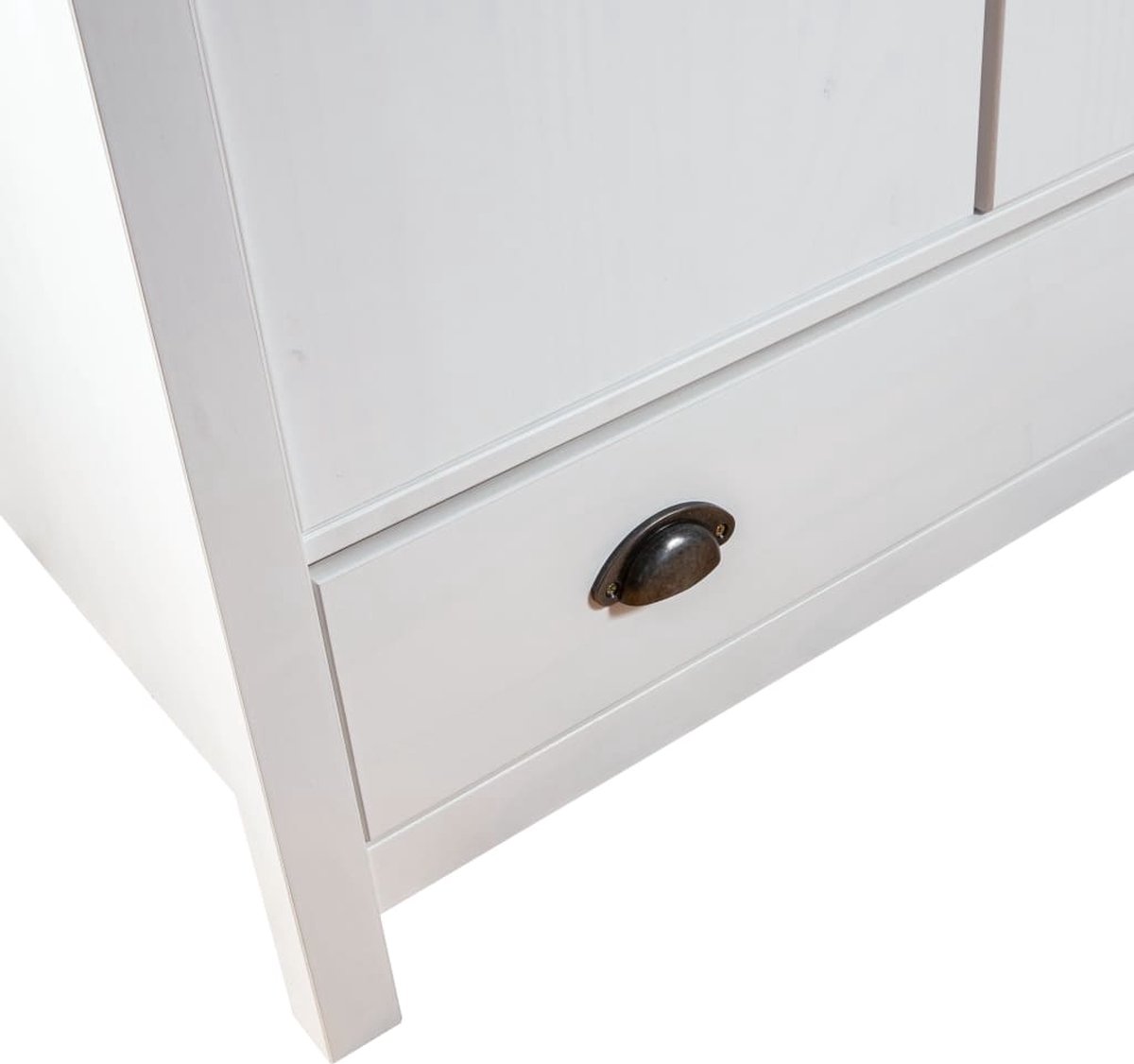 Vidaxl Kledingkast Met 2 Deuren Hill Range 89x50x170 Cm Grenenhout - Wit