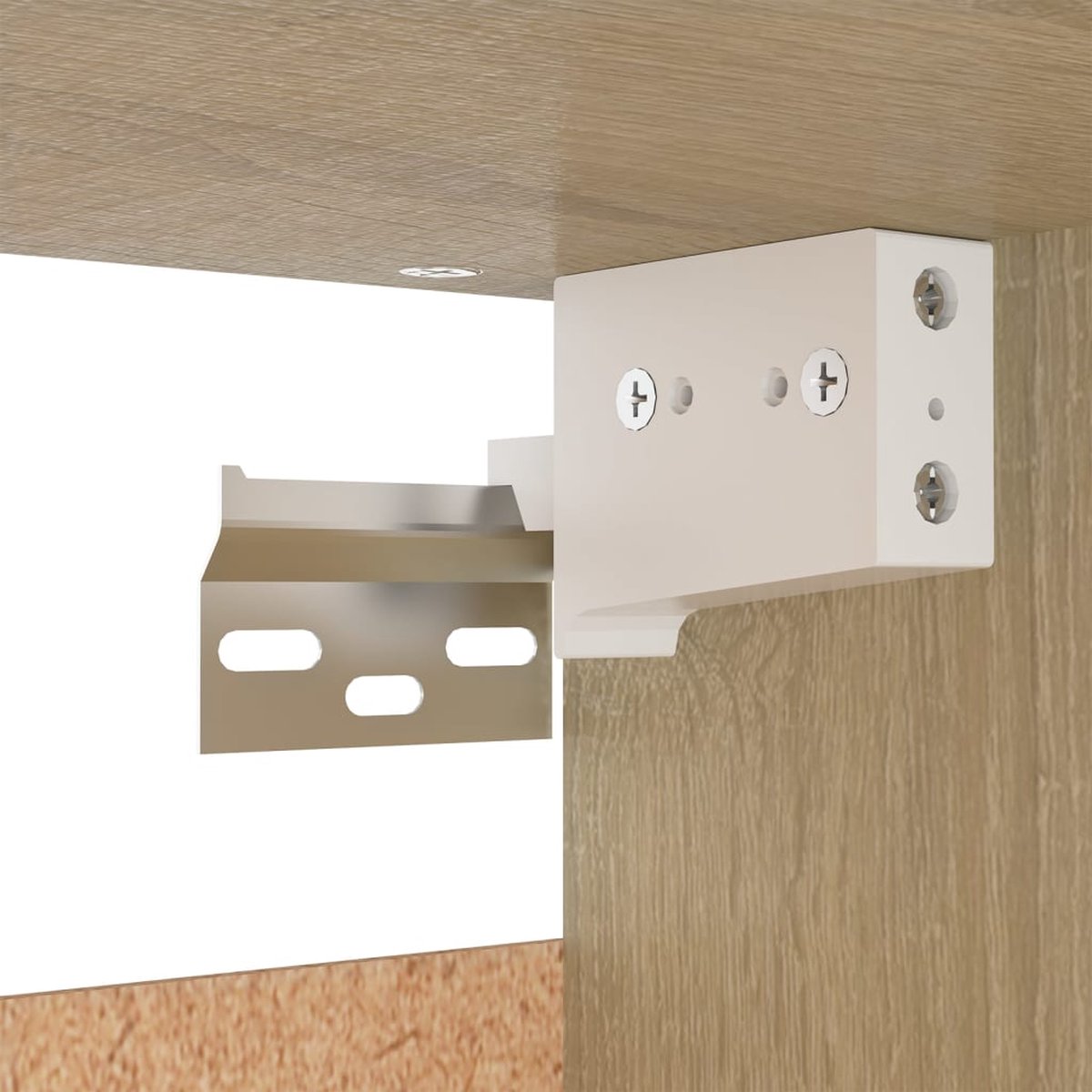 Vidaxl Kledingkast 70x32,5x35 Cm Spaanplaat Sonoma Eikenkleurig - Bruin