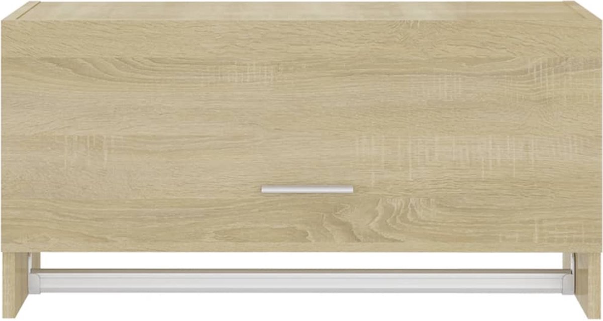 Vidaxl Kledingkast 70x32,5x35 Cm Spaanplaat Sonoma Eikenkleurig - Bruin