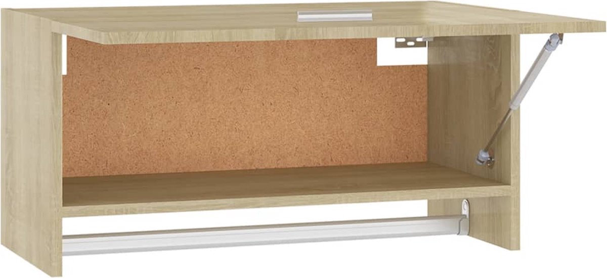 Vidaxl Kledingkast 70x32,5x35 Cm Spaanplaat Sonoma Eikenkleurig - Bruin