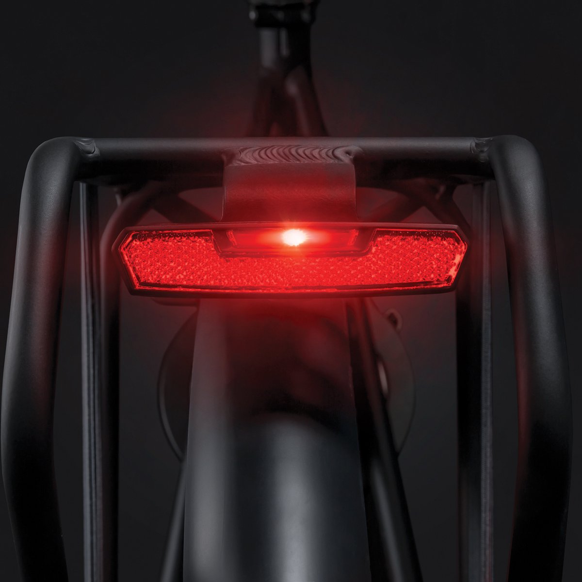 AXA Achterlicht Juno Battery Automatic 80 Mm Led/ - Zwart
