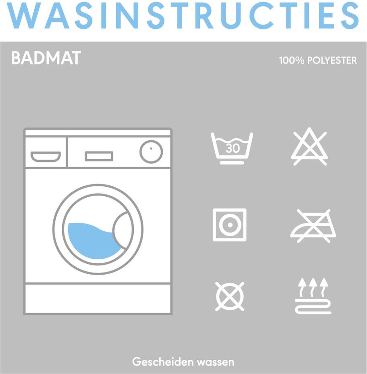 Sealskin Badmat Angora 70x140 Cm - Grijs