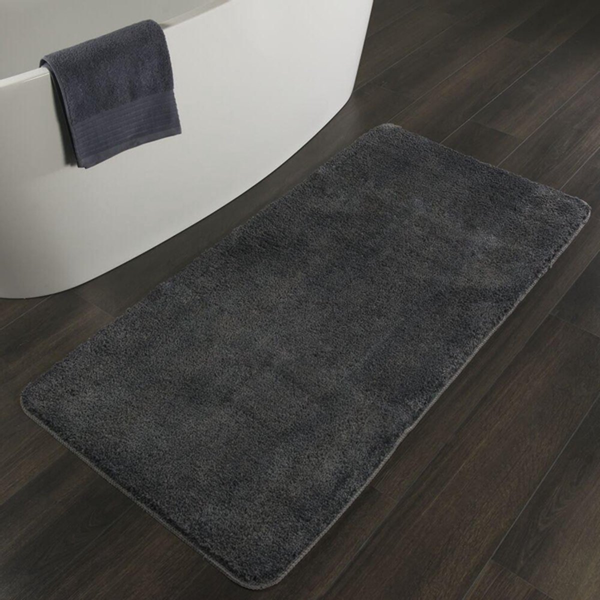 Sealskin Badmat Angora 70x140 Cm - Grijs