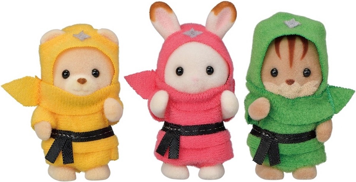 Sylvanian Families Baby Trio ( Ninja) - 5616