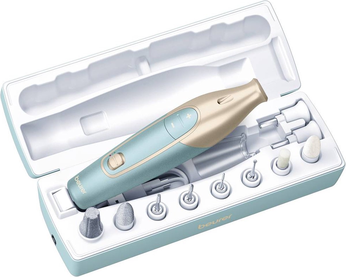 Beurer Mp84 Manicure/pedicureset Oplaadbaar 10 Opzetstukken