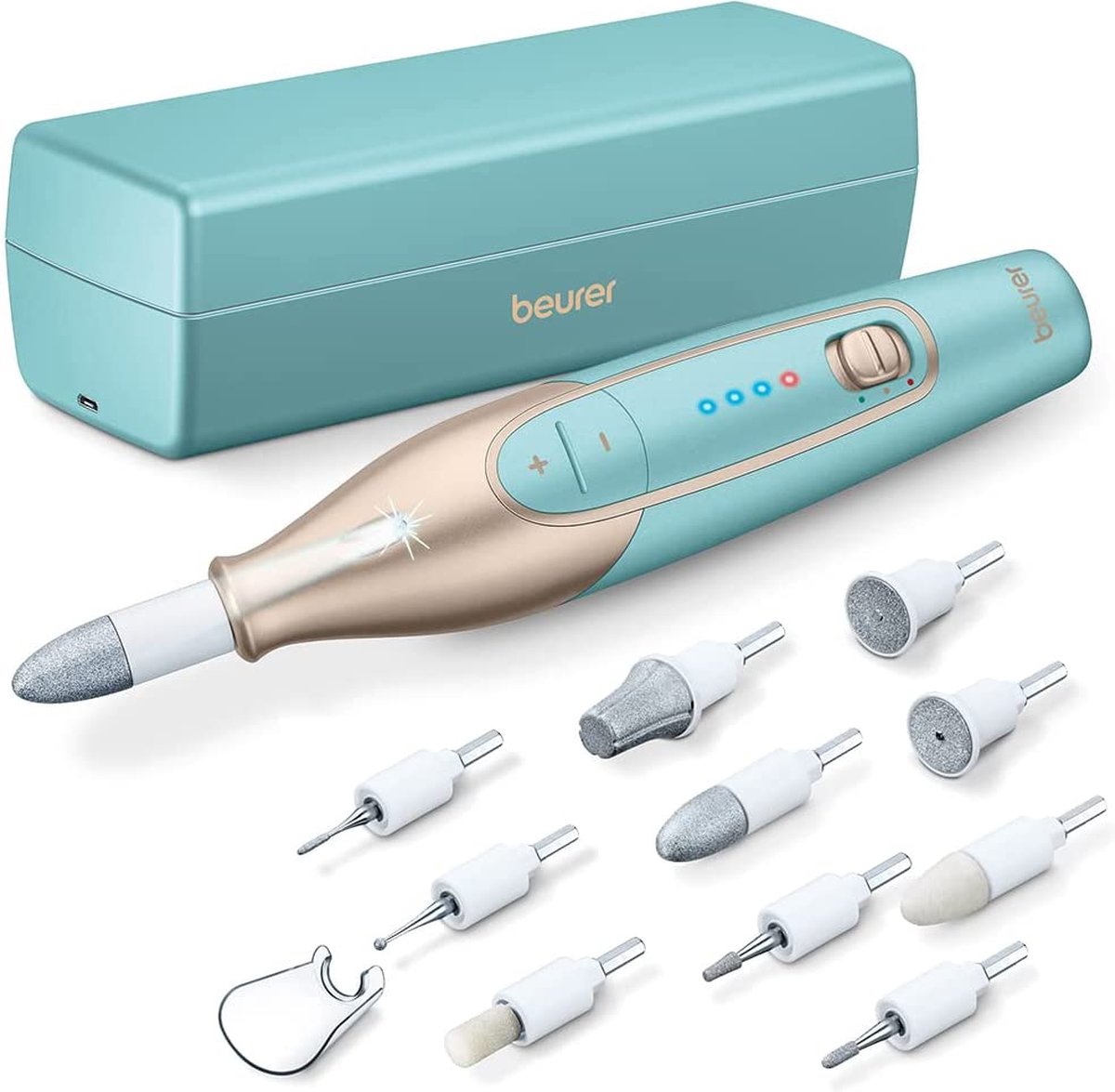 Beurer Mp84 Manicure/pedicureset Oplaadbaar 10 Opzetstukken