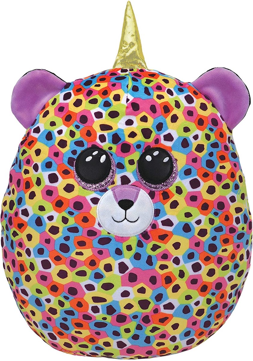 ty Squish A Boo Giselle Leopard 20cm