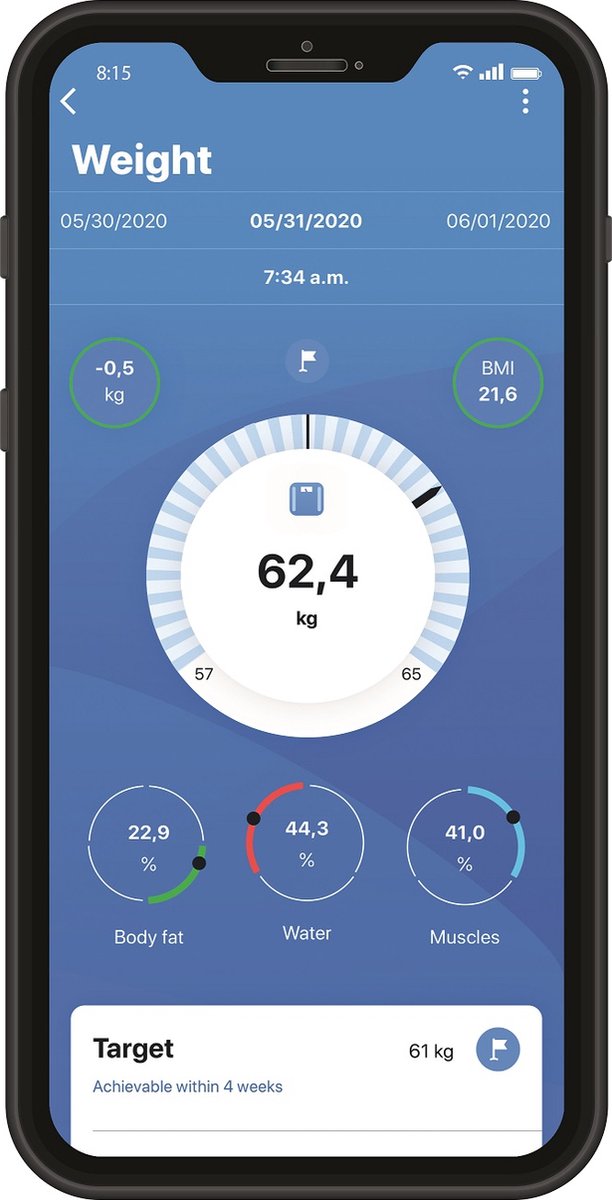 Beurer Bf720 - Personenweegschaal Lichaamsanalyse - Bluetooth - Zwart