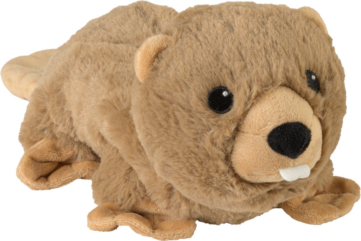 Warmies Magnetronknuffel Bever - Bruin