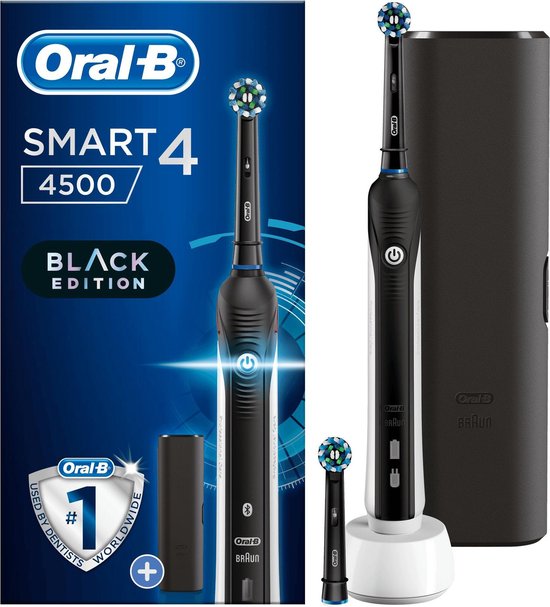 Oral B Oral-b Smart 4 4500n Black - Elektrische Tandenborstel - Zwart