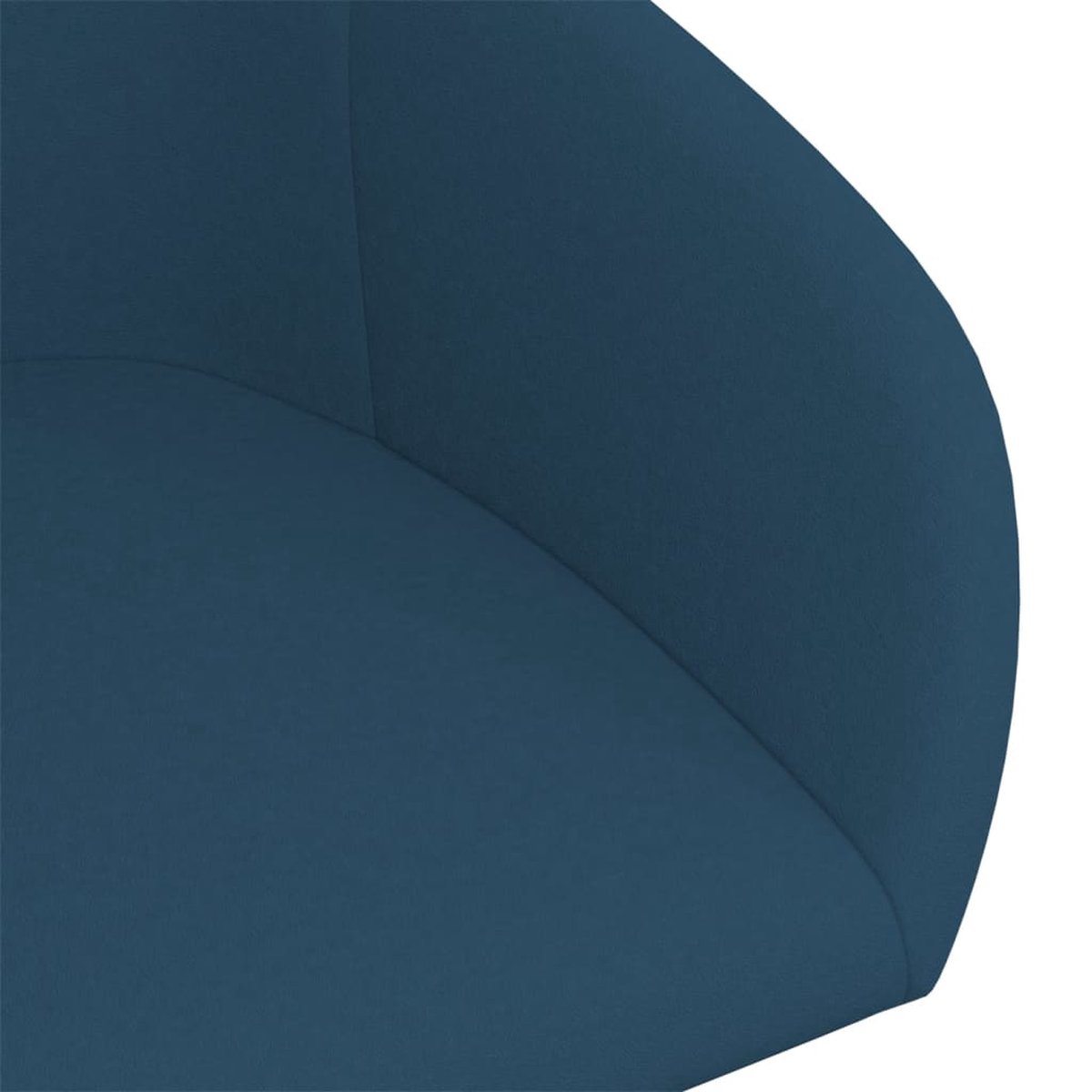 Vidaxl Eetkamerstoelen Draaibaar 2 St Fluweel - Blauw