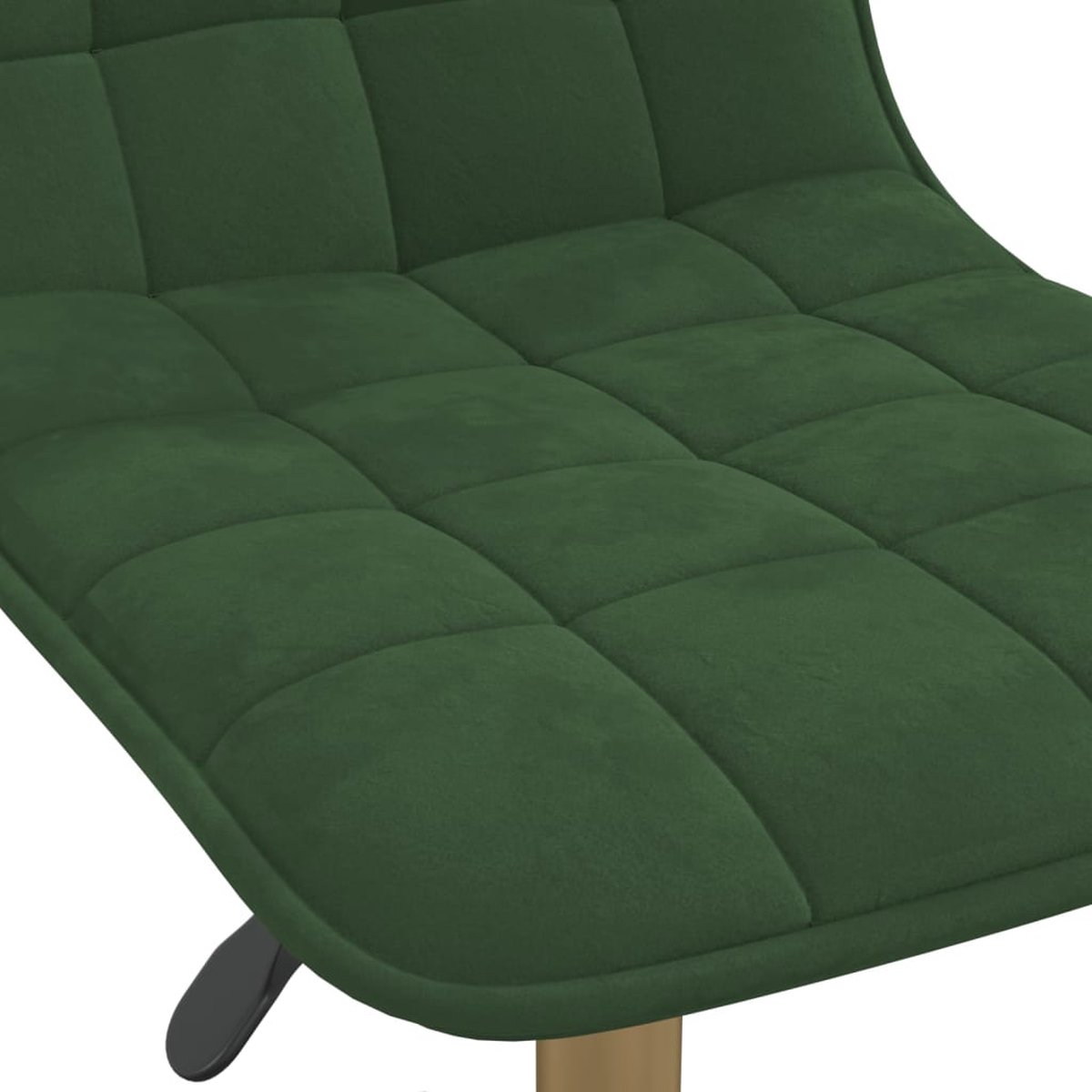 Vidaxl Eetkamerstoelen Draaibaar 2 St Fluweel Donker - Groen