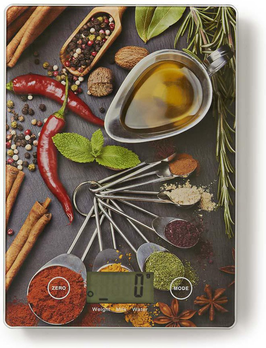 Nedis Keukenweegschaal - Kasc113va - Multicolour