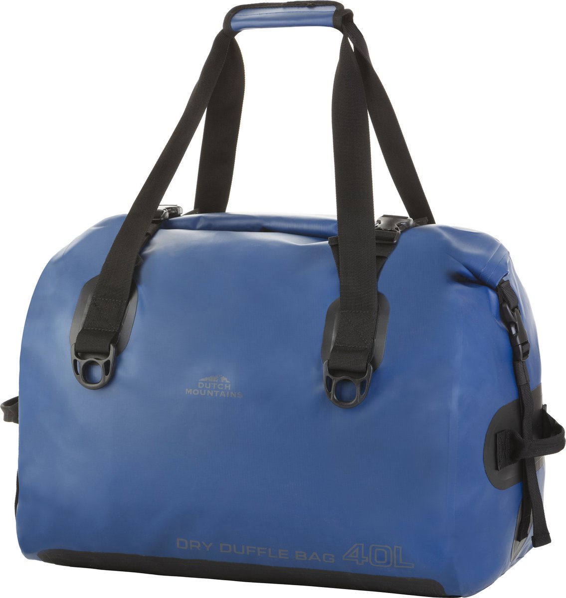 DUTCH MOUNTAIN Reistas 40ltr - Waterdichte Duffelbag - Sporttas - Roll-top - Blauw